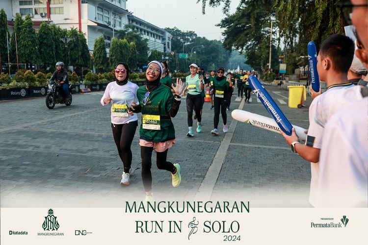 Race photo from Mangkunegaran Run 2024