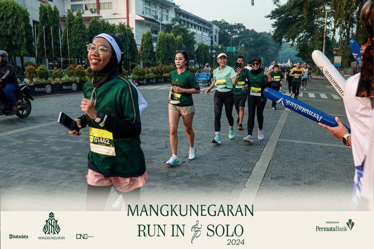 Race photo from Mangkunegaran Run 2024