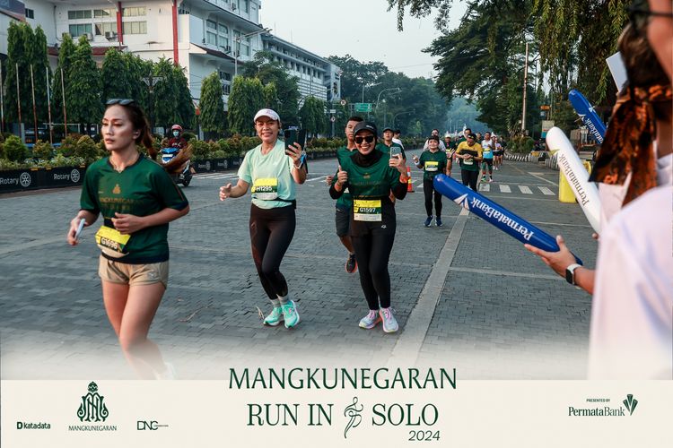 Race photo from Mangkunegaran Run 2024