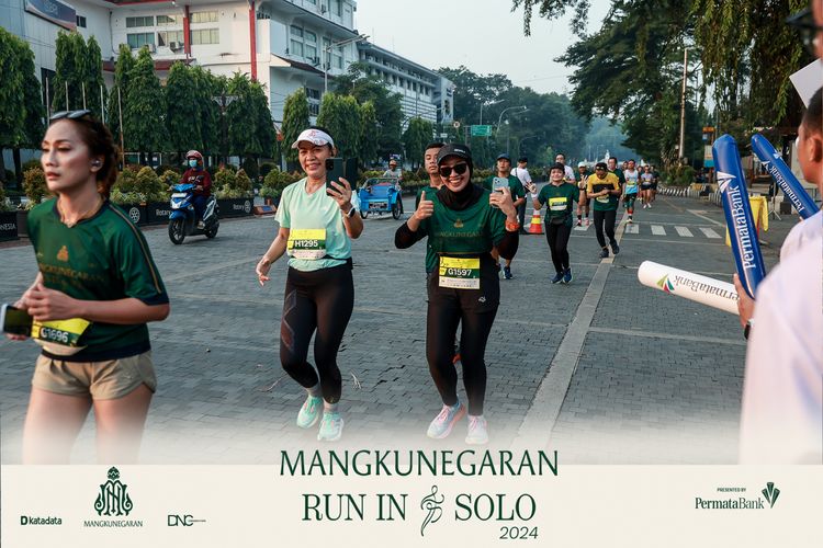 Race photo from Mangkunegaran Run 2024
