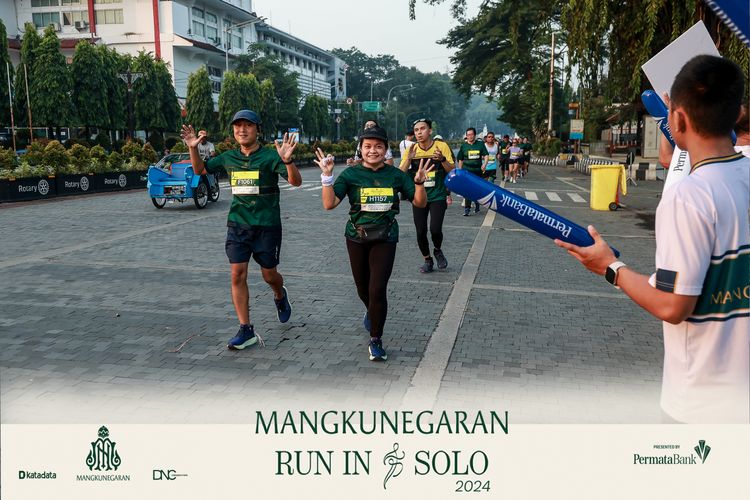 Race photo from Mangkunegaran Run 2024