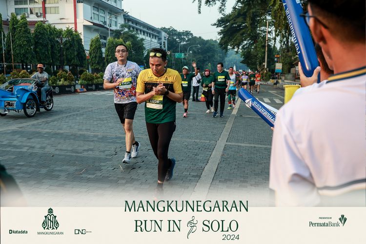 Race photo from Mangkunegaran Run 2024