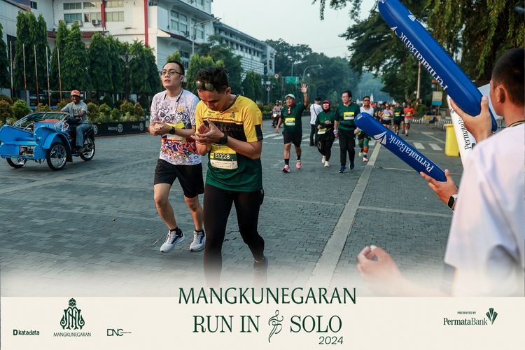 Race photo from Mangkunegaran Run 2024