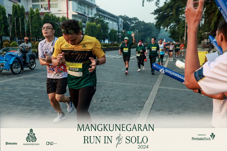 Race photo from Mangkunegaran Run 2024