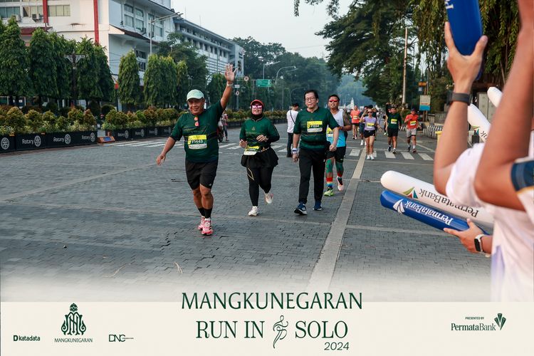 Race photo from Mangkunegaran Run 2024