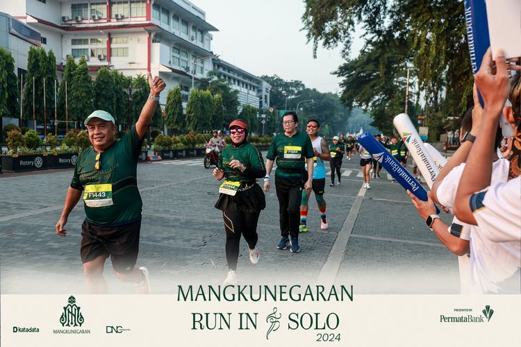 Race photo from Mangkunegaran Run 2024