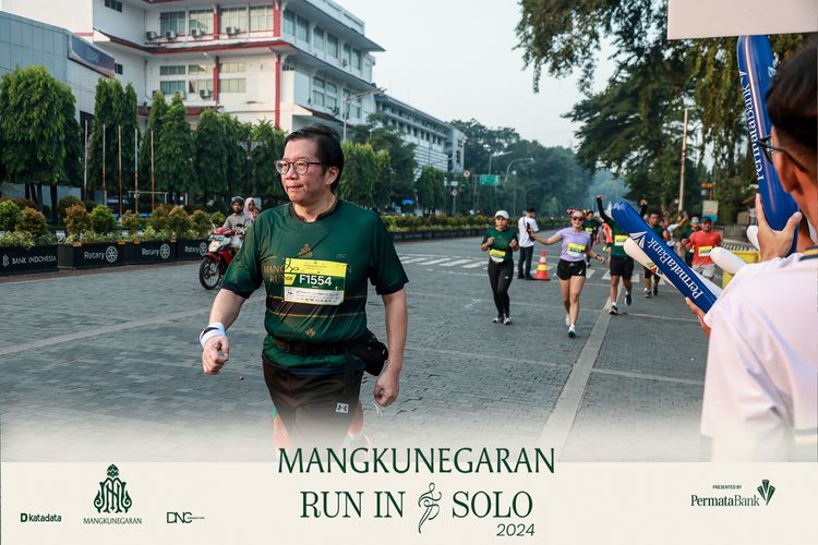 Race photo from Mangkunegaran Run 2024