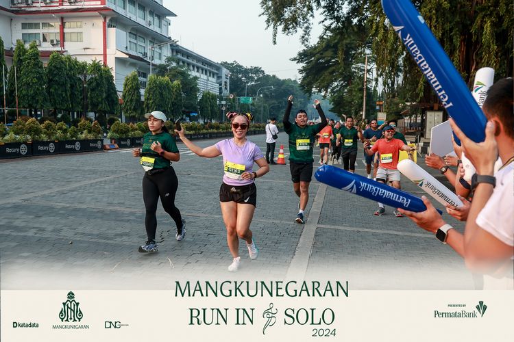 Race photo from Mangkunegaran Run 2024