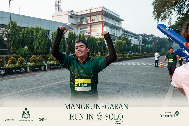 Race photo from Mangkunegaran Run 2024