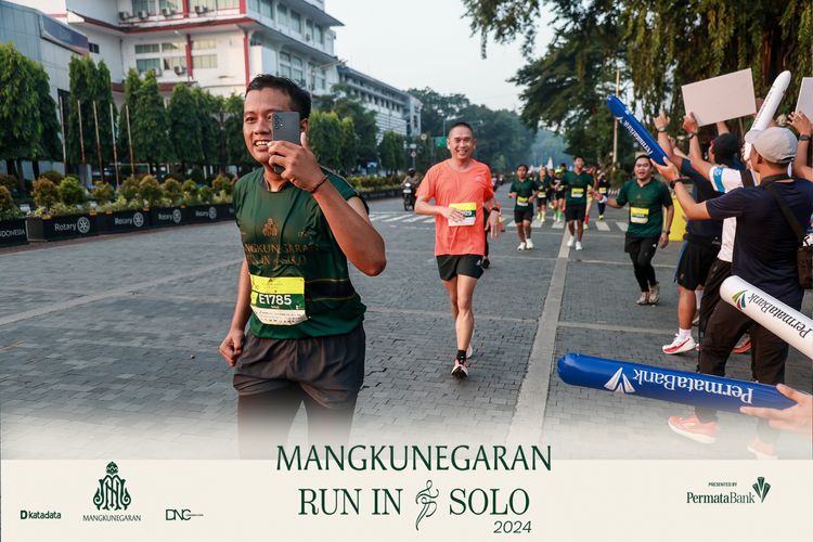 Race photo from Mangkunegaran Run 2024