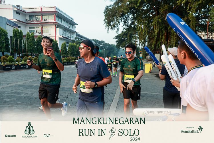 Race photo from Mangkunegaran Run 2024