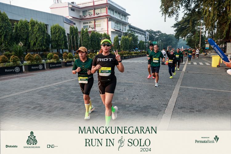 Race photo from Mangkunegaran Run 2024