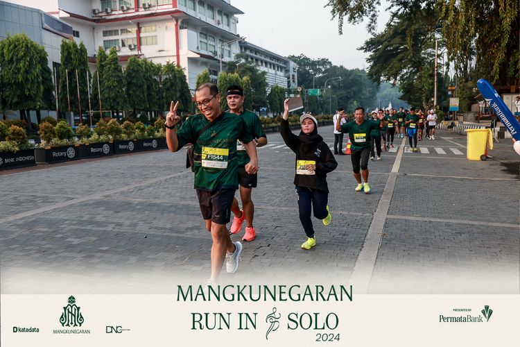 Race photo from Mangkunegaran Run 2024