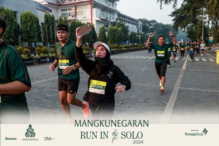 Race photo from Mangkunegaran Run 2024