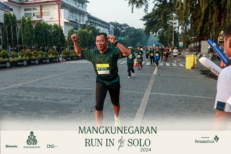 Race photo from Mangkunegaran Run 2024