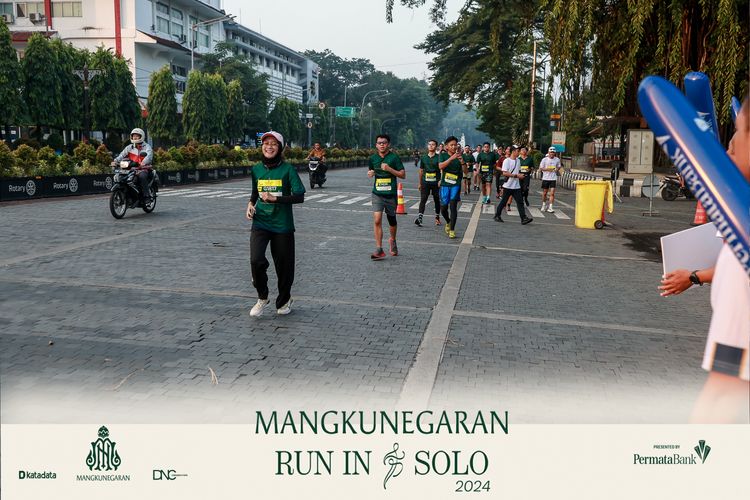 Race photo from Mangkunegaran Run 2024
