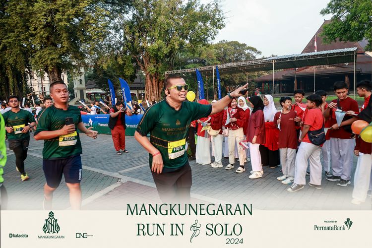 Race photo from Mangkunegaran Run 2024