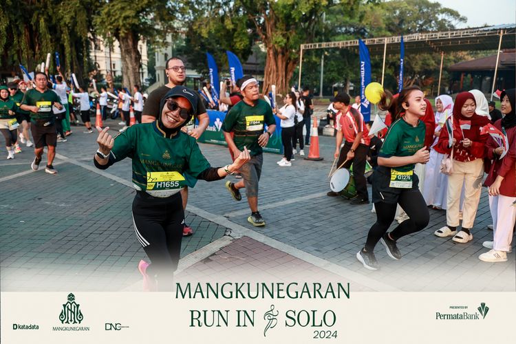 Race photo from Mangkunegaran Run 2024