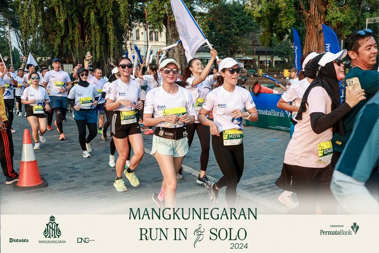 Race photo from Mangkunegaran Run 2024