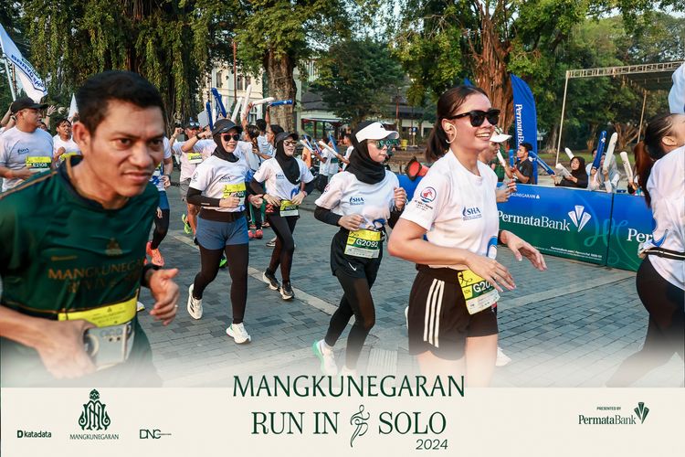 Race photo from Mangkunegaran Run 2024