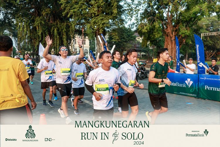 Race photo from Mangkunegaran Run 2024