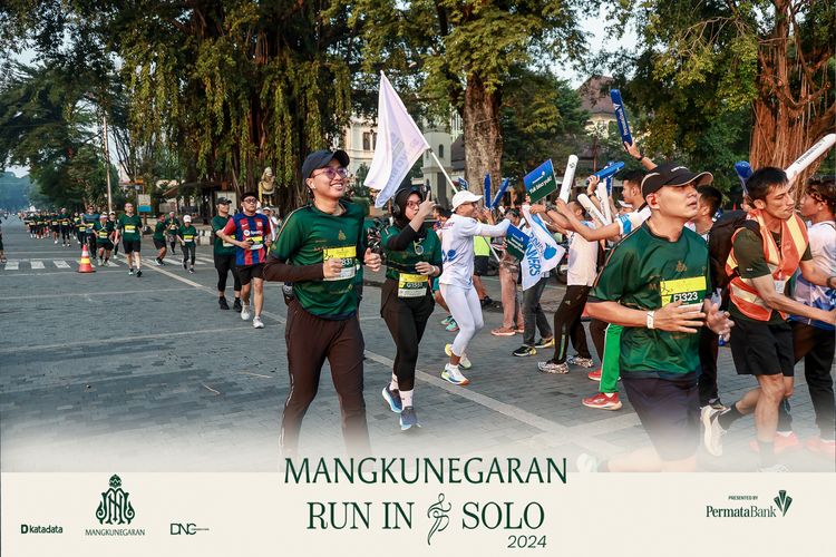 Race photo from Mangkunegaran Run 2024