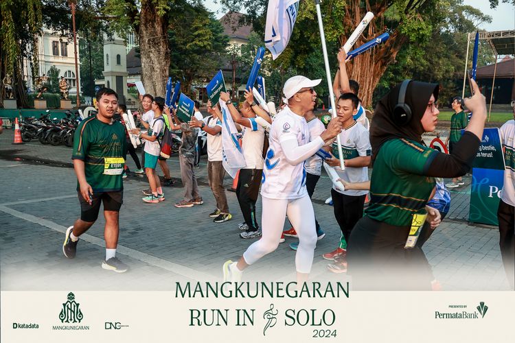 Race photo from Mangkunegaran Run 2024