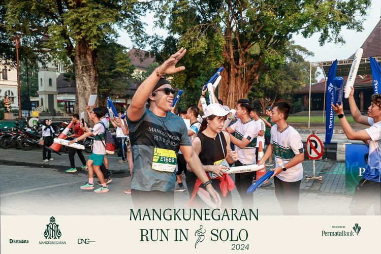 Race photo from Mangkunegaran Run 2024
