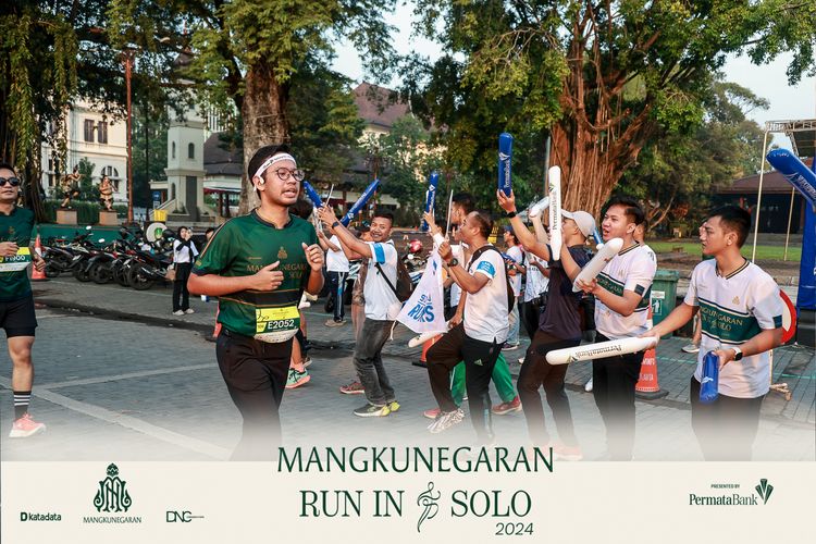 Race photo from Mangkunegaran Run 2024