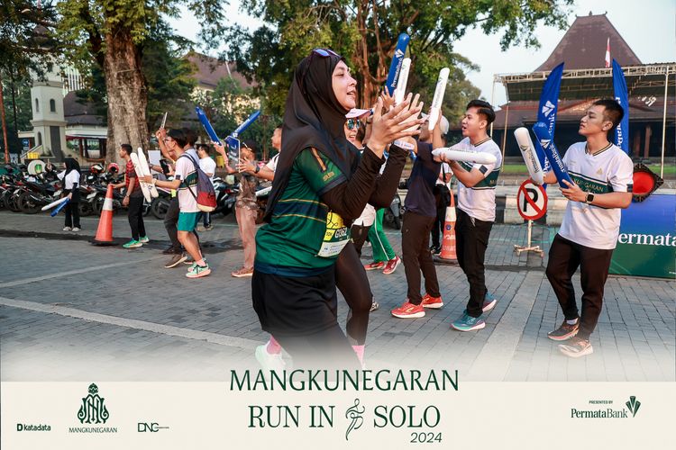 Race photo from Mangkunegaran Run 2024