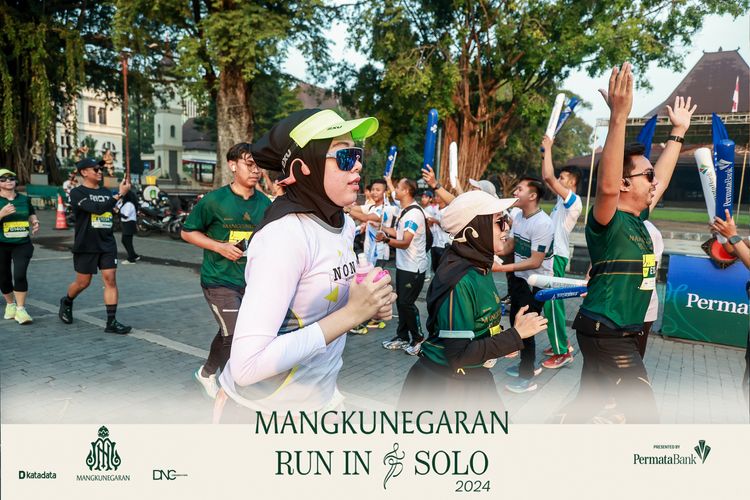 Race photo from Mangkunegaran Run 2024