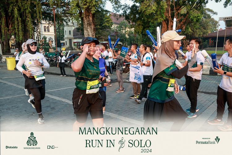 Race photo from Mangkunegaran Run 2024