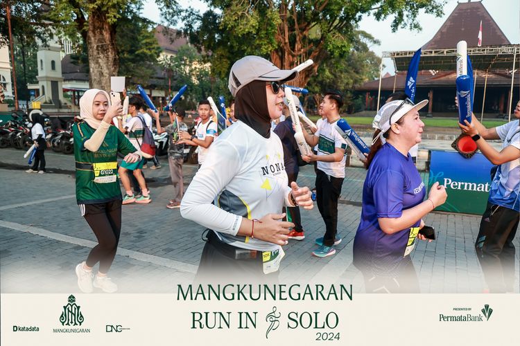 Race photo from Mangkunegaran Run 2024