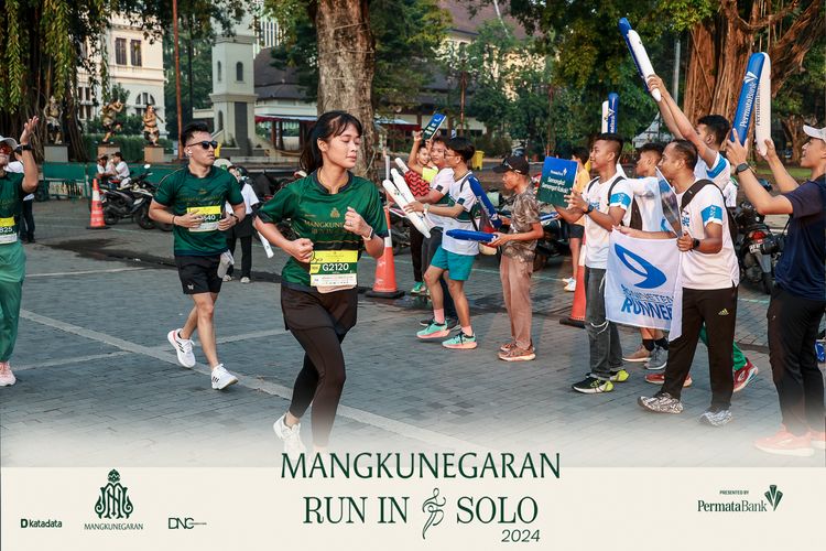 Race photo from Mangkunegaran Run 2024