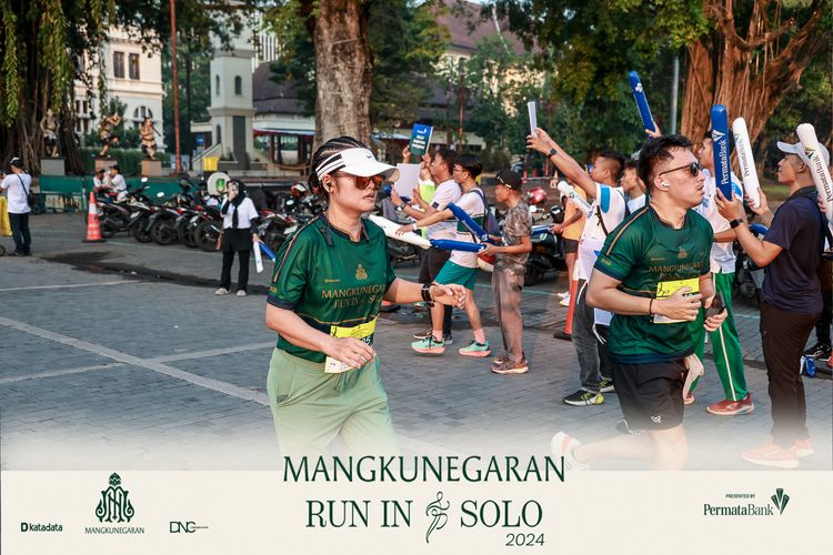 Race photo from Mangkunegaran Run 2024