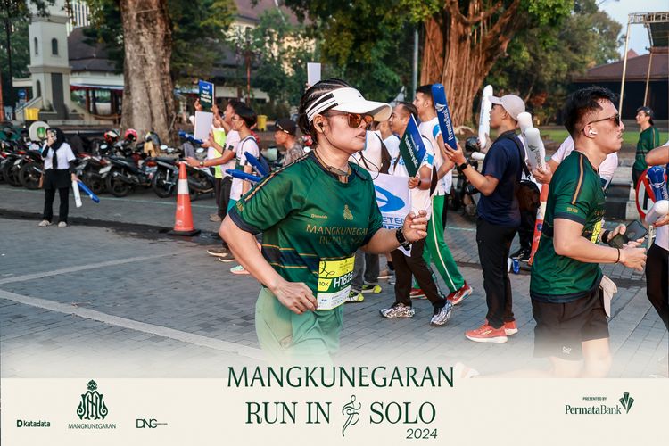 Race photo from Mangkunegaran Run 2024