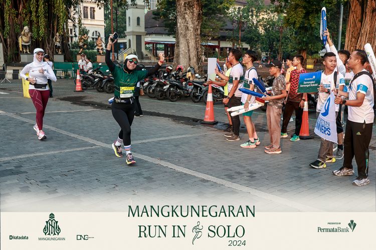Race photo from Mangkunegaran Run 2024