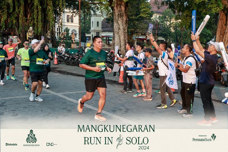 Race photo from Mangkunegaran Run 2024