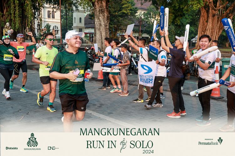 Race photo from Mangkunegaran Run 2024