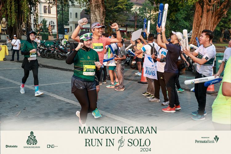 Race photo from Mangkunegaran Run 2024