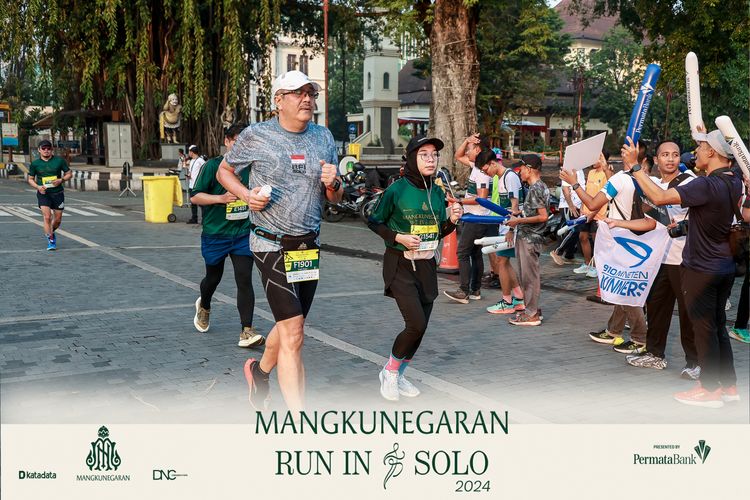 Race photo from Mangkunegaran Run 2024