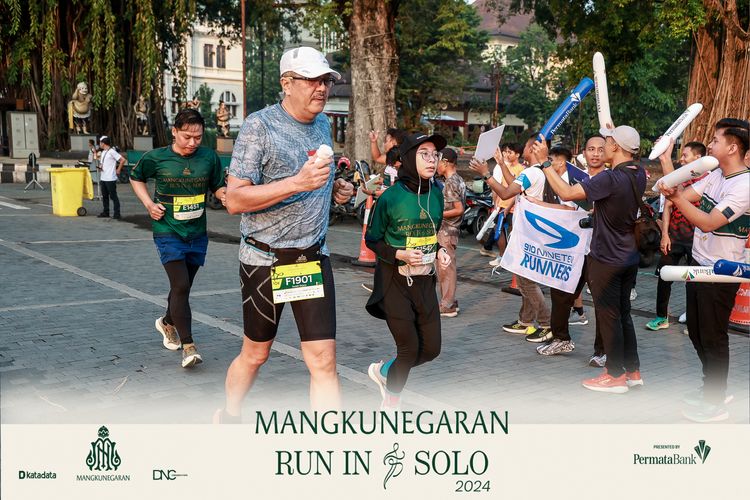 Race photo from Mangkunegaran Run 2024