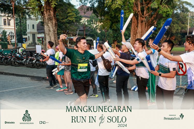 Race photo from Mangkunegaran Run 2024