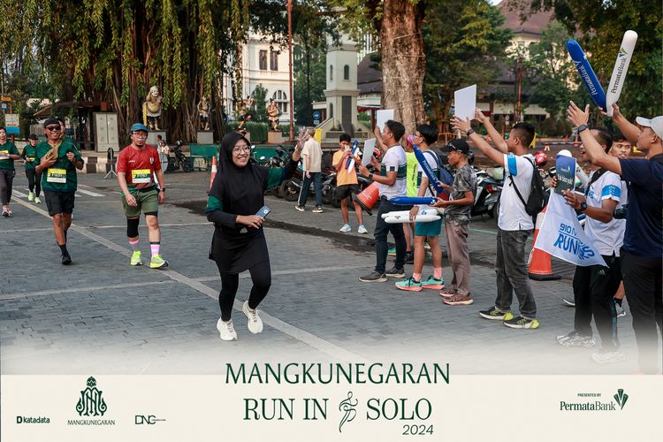 Race photo from Mangkunegaran Run 2024