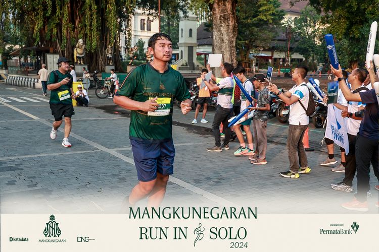 Race photo from Mangkunegaran Run 2024