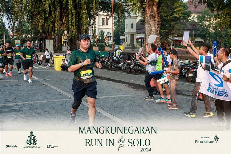 Race photo from Mangkunegaran Run 2024