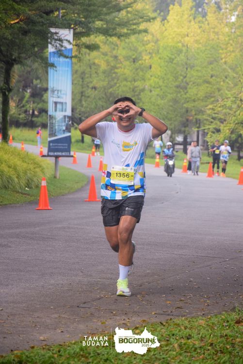 Race photo from Taman Budaya x BOGORUN 2025