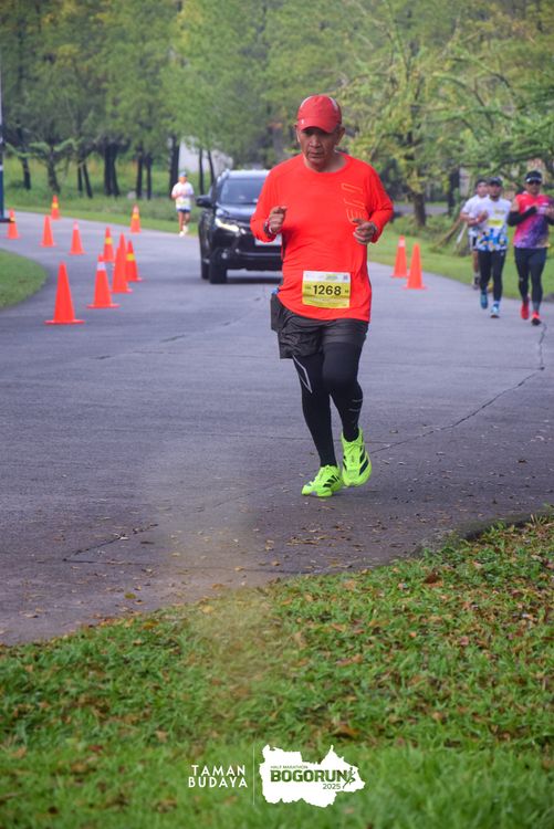 Race photo from Taman Budaya x BOGORUN 2025