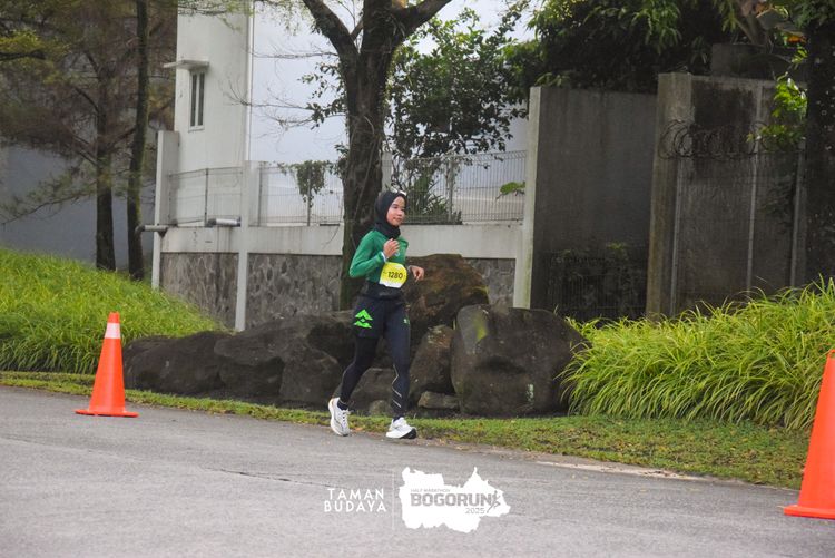 Race photo from Taman Budaya x BOGORUN 2025