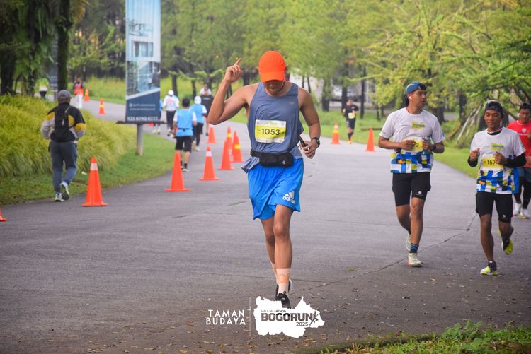 Race photo from Taman Budaya x BOGORUN 2025